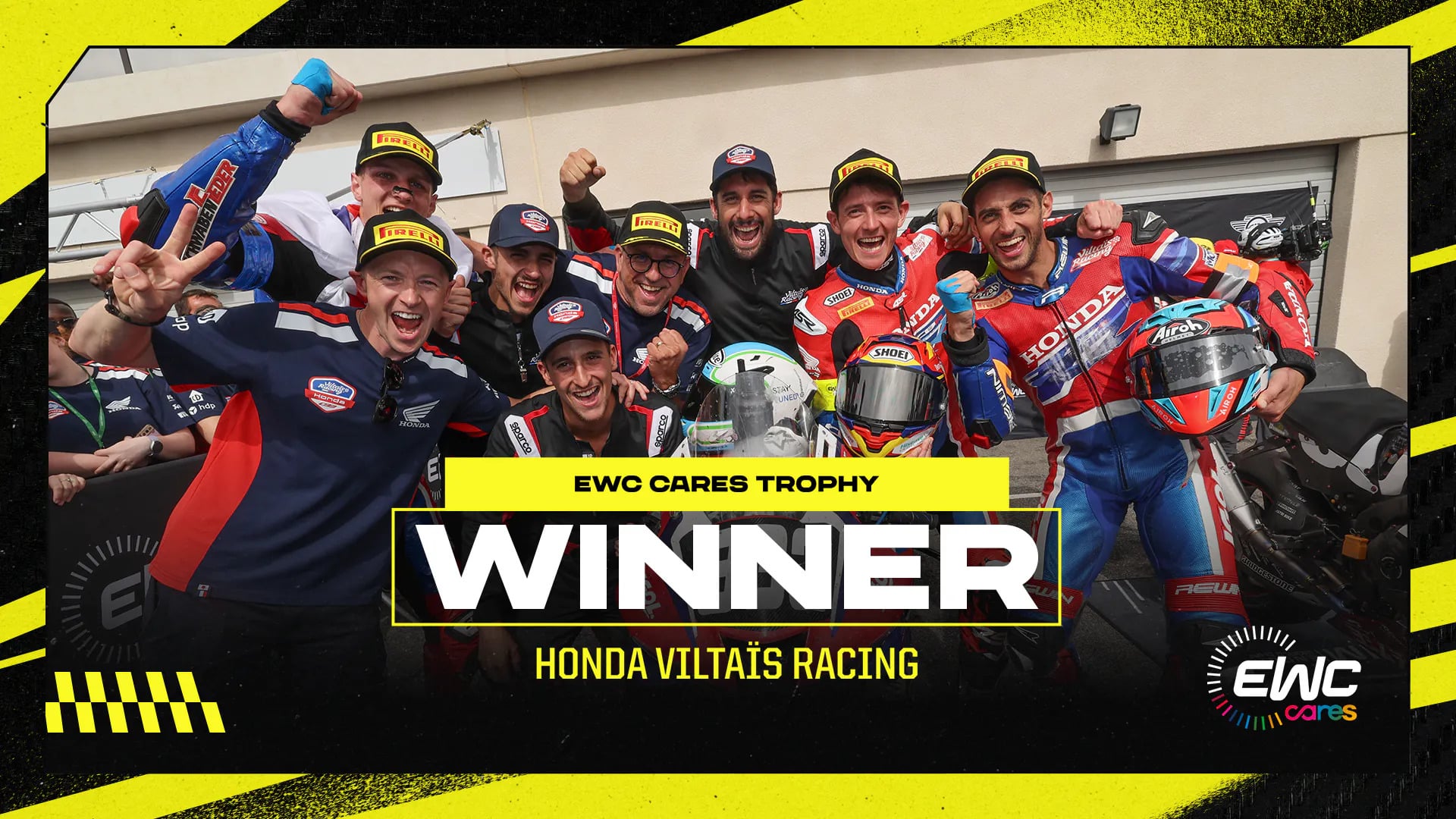Honda Viltaïs Racing remporte le premier FIM EWC Cares Trophy