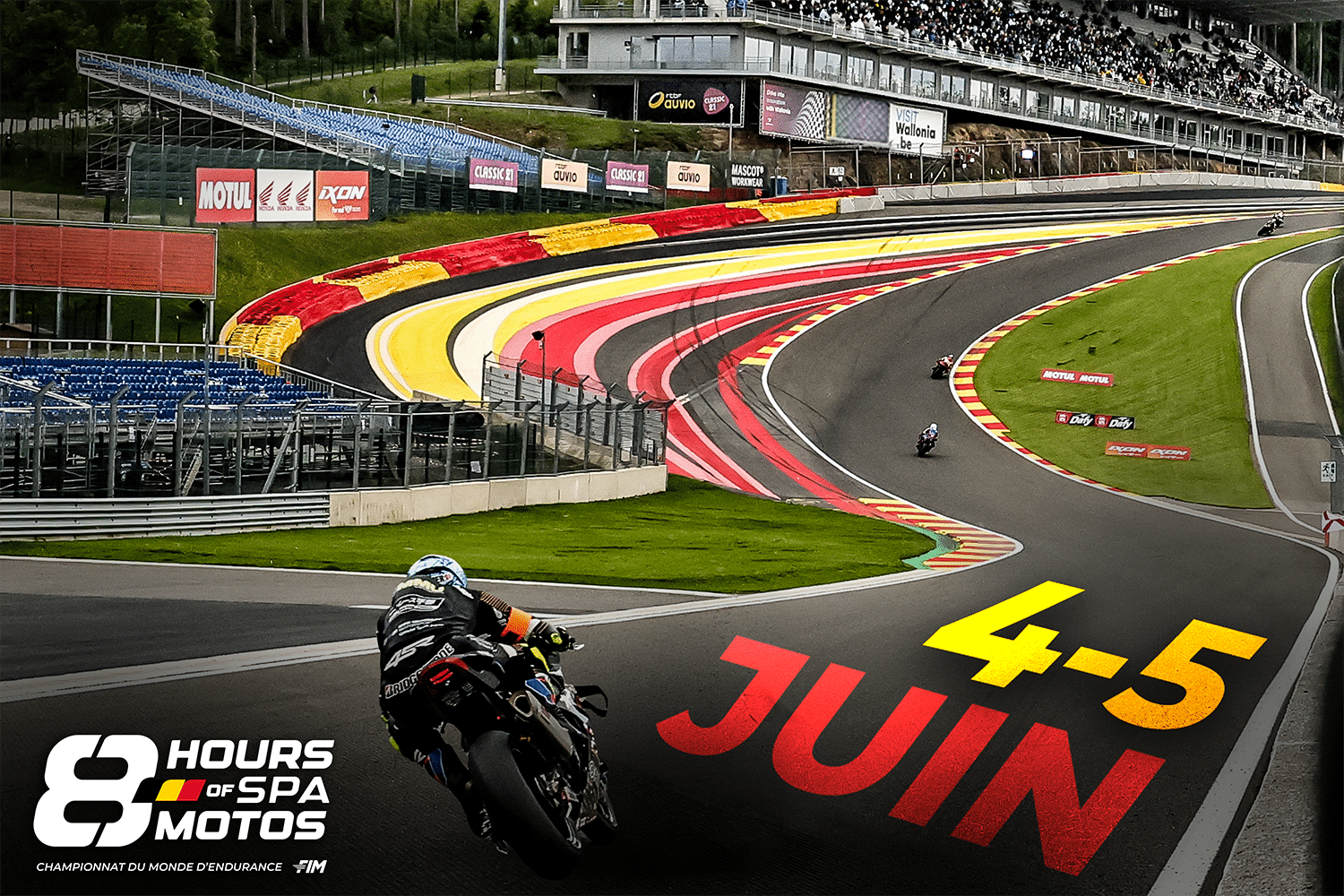Les 8 Heures de Spa Motos vous donnent rendez-vous les 4 & 5 Juin 2027 !