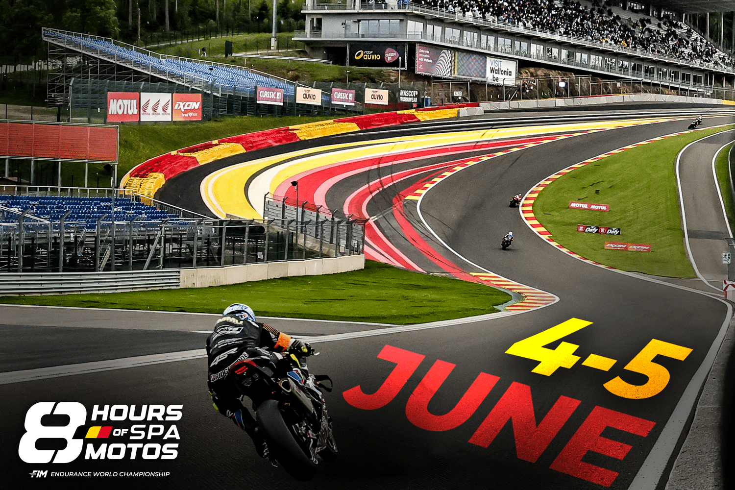 The 8 Hours of Spa Motos will see you on June 4 & 5, 2027!